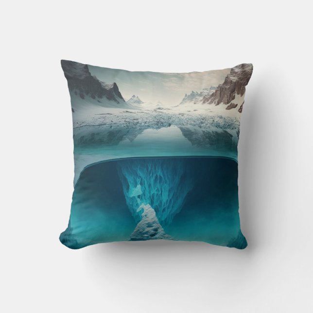 Coussin Icy Mountain View (Recto)