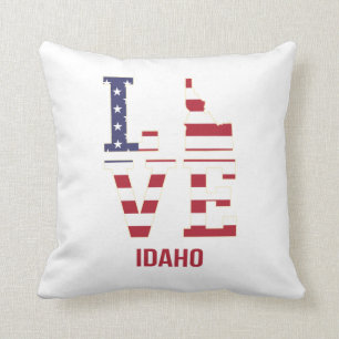 Coussin Idaho USA State Love