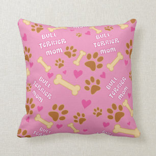 Coussin Idée de cadeau de maman de race de chien de