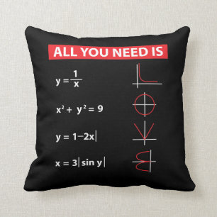 Coussin Idée de cadeau de professeur de mathématiques