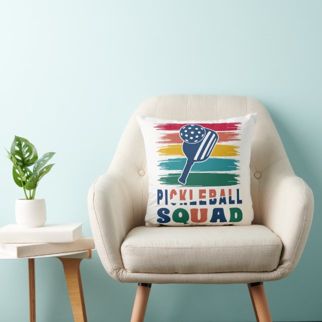 Coussin Idée de cadeau pour joueurs de pickleball (Chaise)