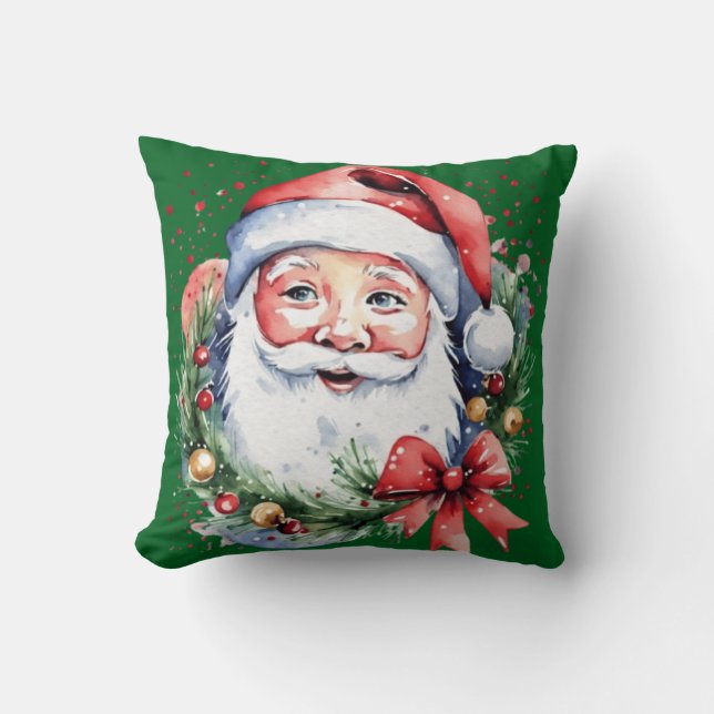 Coussin Idées cadeaux du Père Noël (Recto)