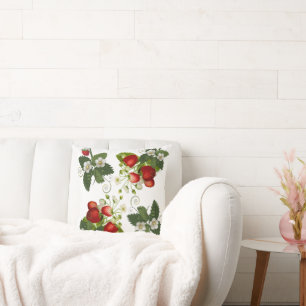 Coussin Idées cadeaux fraises
