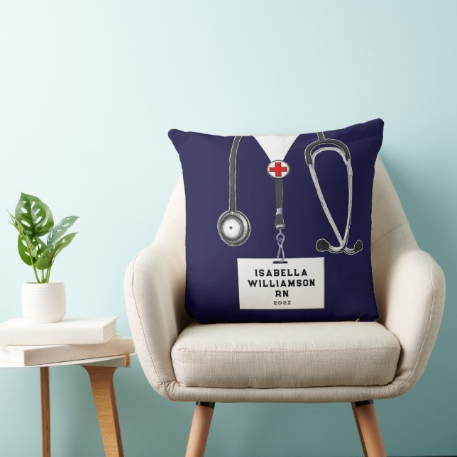 Coussin Idées Cadeaux Infirmières (Chaise)