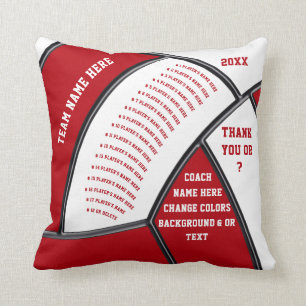 Coussin Idées Cadeaux Personnalisées Des Entraîneurs De Vo