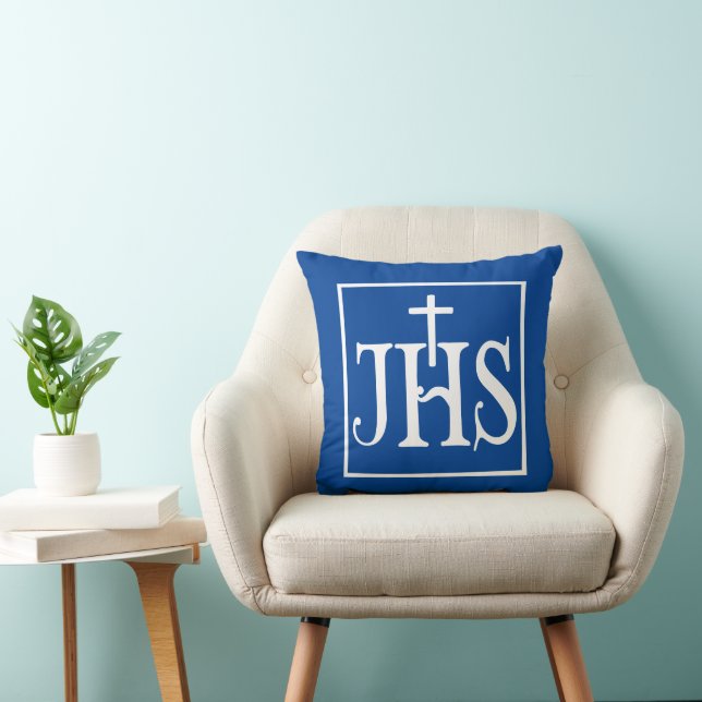 Coussin Iesus Hominum Salvator (Chaise)