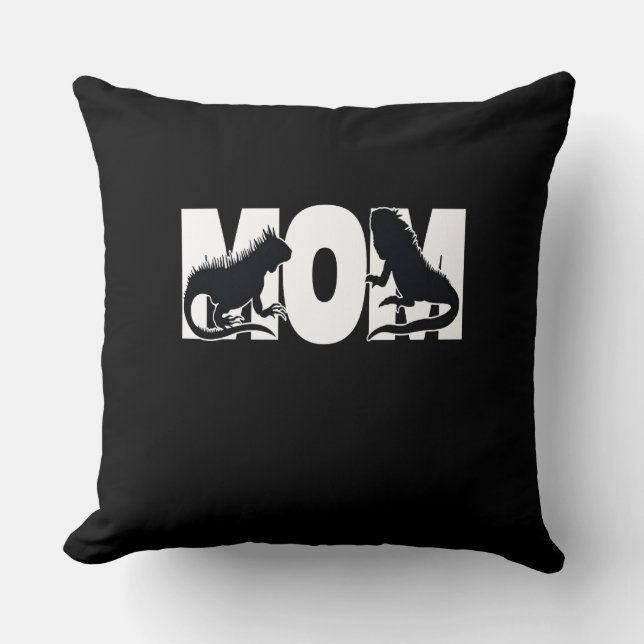 Coussin Iguana Maman (Recto)