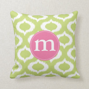 Coussin ikat green.ai