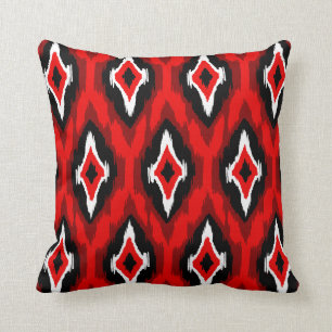 Coussin Ikat Tribal Motif 1a