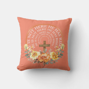 Coussin Il A Augmenté La Frame Des Fleurs Cercles Femmes P