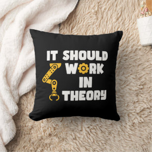 Coussin Il Devrait Fonctionner En Théorie, Drôle Bras Robo