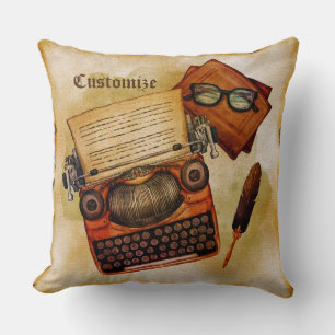 Coussin Il Est Écrit Vintage