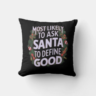 Coussin Il est fort probable que Père Noël définisse "bon"
