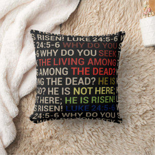 Coussin Il est ressuscité