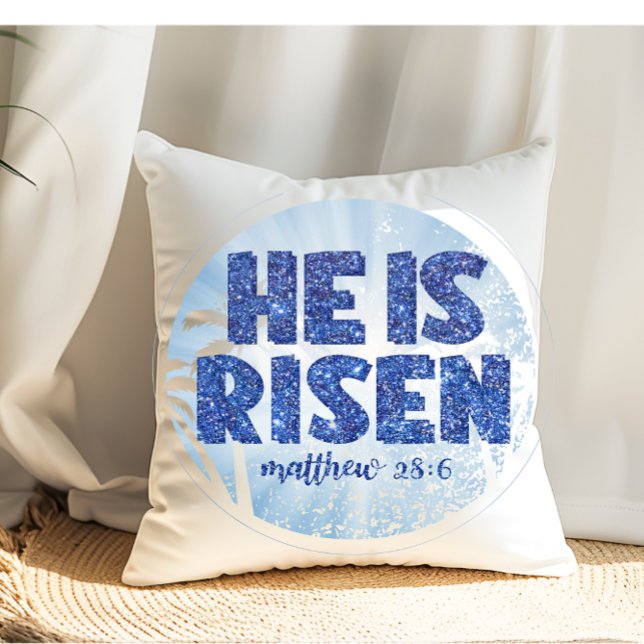 Coussin Il est ressuscité Pâques (Créateur téléchargé)