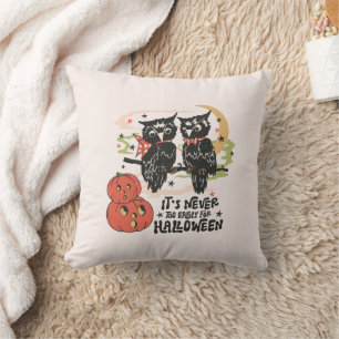 Coussin Il n'est jamais trop tôt pour Halloween