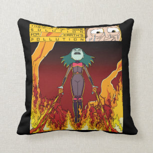 Coussin Il n'y a qu'une seule solution pour la pollution d