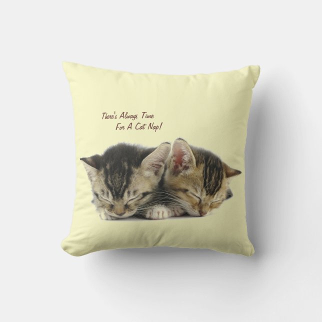 Coussin Il y a toujours l'heure pour un carreau de petit (Recto)