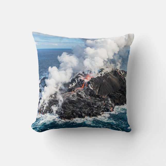 Coussin Île volcanique (Recto)