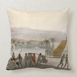 Coussin Îles de sandwich - un occidental négociant pour