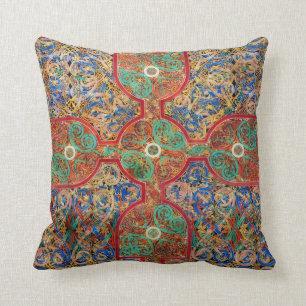 Coussin Illumination catholique d'évangiles de Lindisfarne