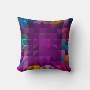 Coussin Illustration 3D ou motif 3D Mosaic color Patte