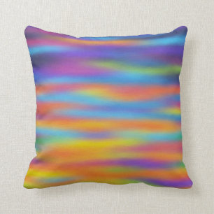Coussin Illustration abstraite de ciel de coucher du
