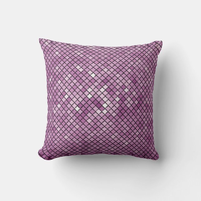 Coussin Illustration background carbon with a frame of dif (Recto)