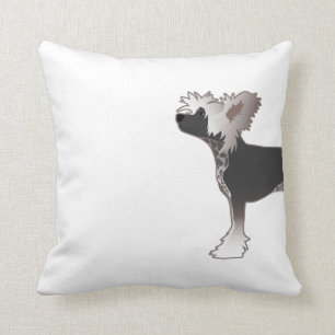 Coussin Illustration de base de la race chinoise Crested T