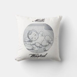 Coussin Illustration de bébé mignon de dessin animé avec d