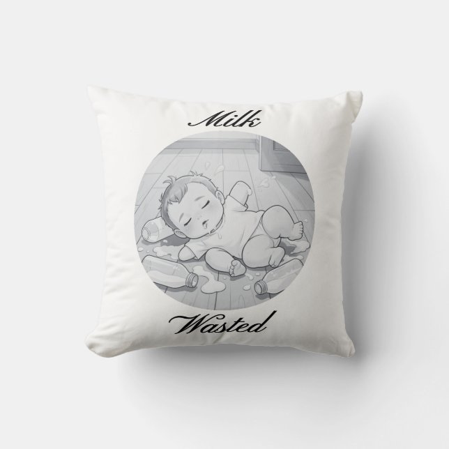 Coussin Illustration de bébé mignon de dessin animé avec d (Recto)