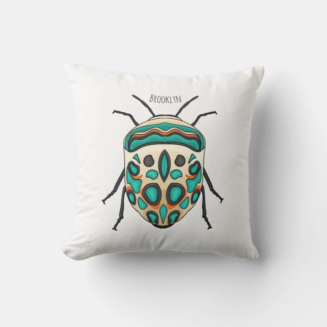 Coussin Illustration de bug Picasso (Recto)