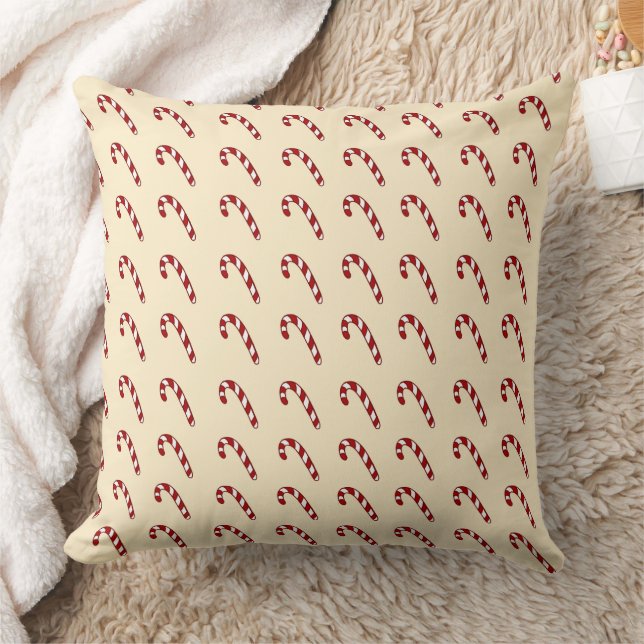 Coussin Illustration de canne de bonbon (Couverture)