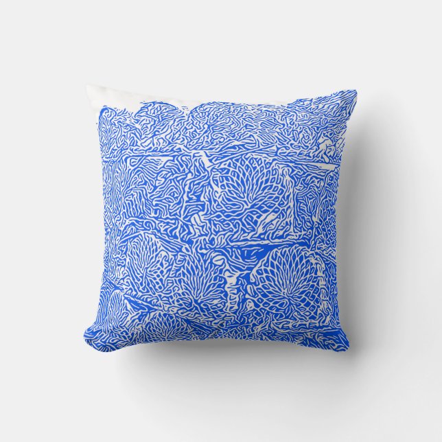 Coussin Illustration de casier à homard - Inverse clair  (Recto)
