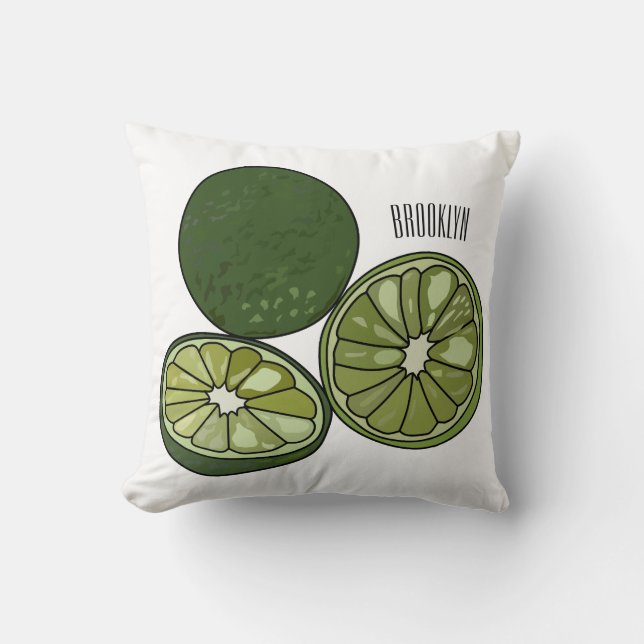 Coussin Illustration de chaux Kaffir (Recto)