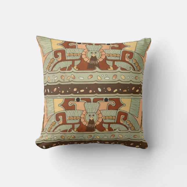 Coussin Illustration de cru de Teotihuacan (Recto)