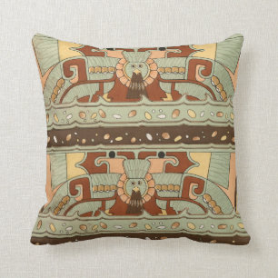 Coussin Illustration de cru de Teotihuacan