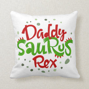 Coussin Illustration de Daddy Saurus Rex