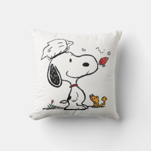 Coussin Illustration de dessin animé d'astronaute Beagle m