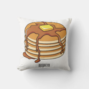 Coussin Illustration de dessin animé de Pancake