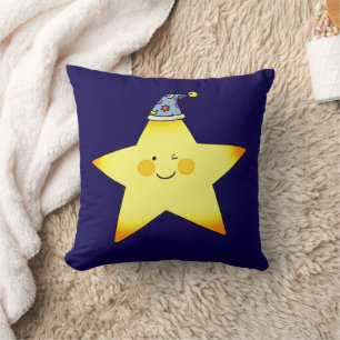 Coussin Illustration de dessin animé d'étoile mignonne end