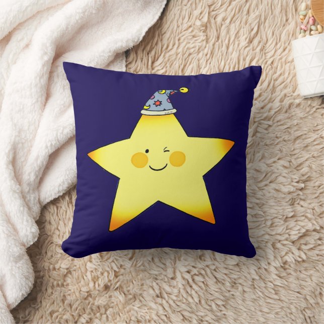 Coussin Illustration de dessin animé d'étoile mignonne end (Couverture)
