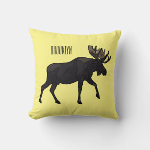Coussin Illustration de dessin sur l'orignal
