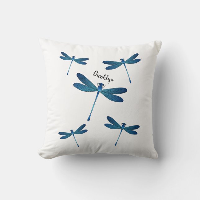 Coussin Illustration de dragonfly (Recto)