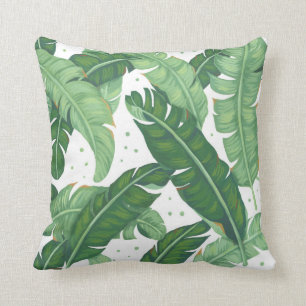 Coussin Illustration de Feuilles de banane avec l'oreiller