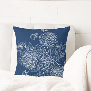 Coussin Illustration de fleur délicate