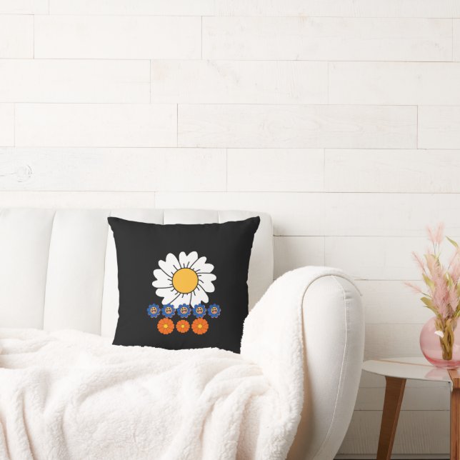 Coussin Illustration de fleurs (Canapé)