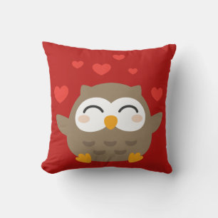 Coussin Illustration de I Owl You