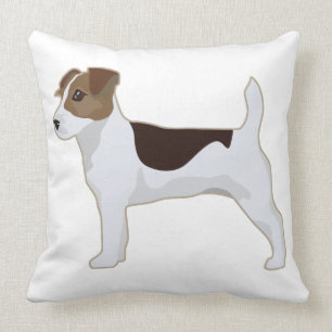 Coussin Illustration de la race de base Jack Russell Terri