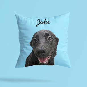Coussin Illustration de Labrador Retriever moderne Ajout